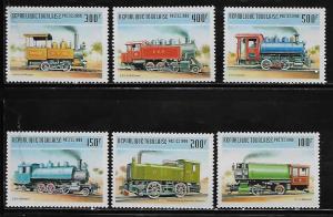 Togo 1911H-M Trains Mint NH