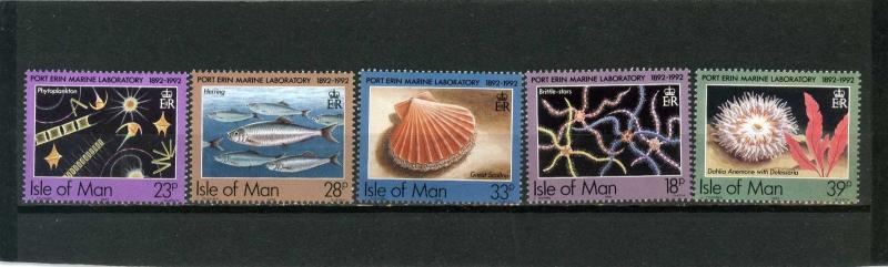 ISLE OF MAN 1992 Sc#509-513 MARINE LABORATORY  SET OF 5 STAMPS MNH 