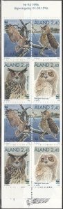aland scott no 125a  mnh complete booklet
