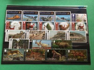 Gibraltar 2012 mint never hinged mixed stamps  sets A15381