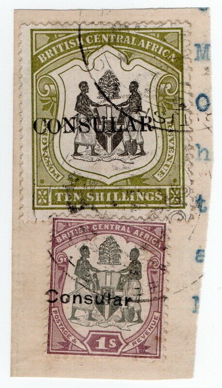 (I.B) Rhodesia/British Central Africa Revenue : Consular 11/-