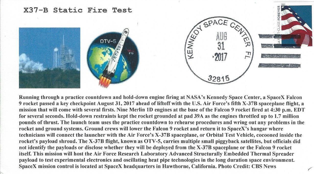 2017 SpaceX Falcon 9 Static Test Fire X37B Spaceplane Launch Mission