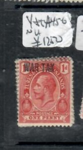 TURKS & CAICOS KGV WAR TAX   SG 143  MOG       P0324H