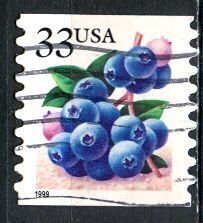 USA; 1999: Sc. # 3302:  Used Perf. 8,5 Coil Single Stamp