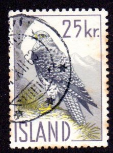 ICELAND 323 USED SCV $16.00 BIN $6.40 BIRDS