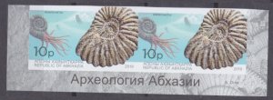 2019 Abkhazia Republic 1003bx2+Tab Sea shells 14,00 €