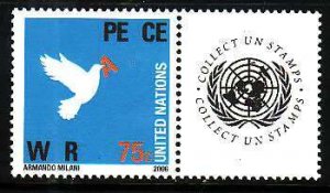 United Nations New York-Sc#912- id8-unused NH set-Birds-2006-