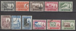 MALAYA/PENANG 1960 SG 55/65 USED Cat £28