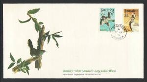 Jamaica 596-597 Birds 1985 U/A FDC 