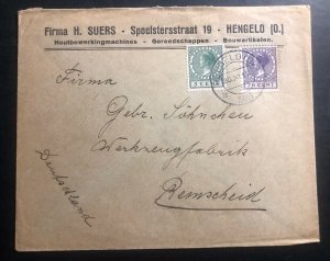 1928 Hengelo Netherlands Commercial Cover To Remscheid Germany