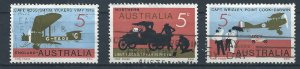 Australia 1969 - 50th ann. of England-Australia flight - SG450-452 set of 3 used