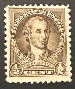 Scott#: 704 - Washington at 45 1/2c 1932 Single Stamp MNH OG - Lot 8