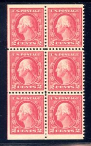 US SCOTT #499f BLOCK OF 6 MINT-XF-GEM-OG-XLH/NH W/ PF CERT (4/24/24 GP)