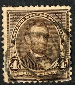 US 269 U 1895 4c Lincoln