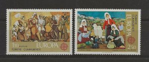 Turkey 1975 Europa set of 2 sg.2523-4  MNH