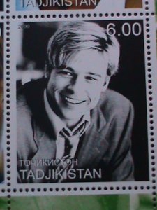 TAJIKISTAN-BRAD PITT-FAMOUS MOVIE STAR-MNH SHEET VF WE SHIP TO WORLD WIDE