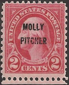 # 646 MNH - SCV-1.60 - Carmine George Washington Molly Pitcher