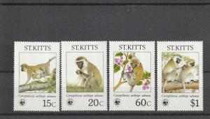 St. Kitts  Scott#  189-92  MNH