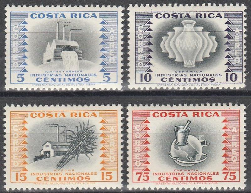 Costa Rica #C252-5 MNH  (K357L)