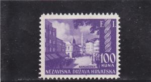 Croatia  Scott#  52  MH