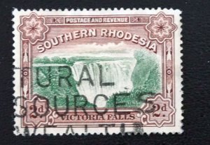 SOUTHERN RHODESIA Victoria Falls 2d  used