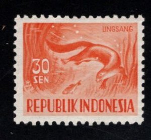 Indonesia Scott 450 MH* Otter stamp