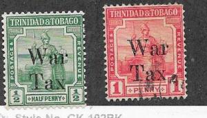 Trinidad & Tobago #MR12-MR13  War Tax(MH & U) CV$2.05