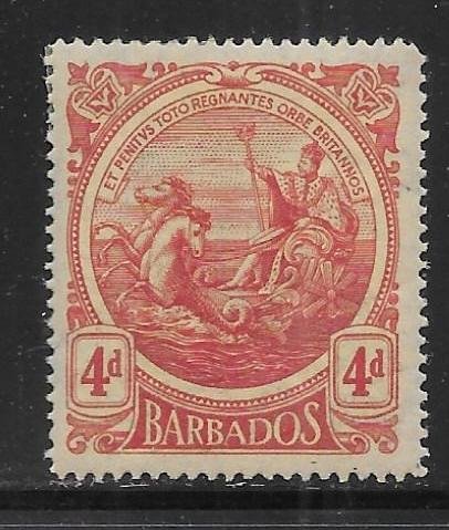 Barbados 133 4d Seal of Colony single Unused Hinged