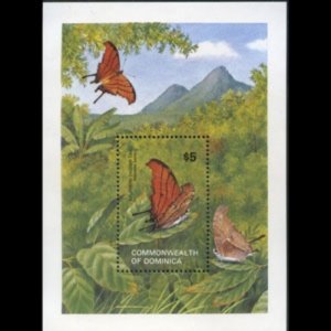 DOMINICA 1982 - Scott# 772 S/S Butterfly NH