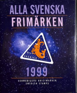 Sweden, complete folder with MNH stamps, year set 1999