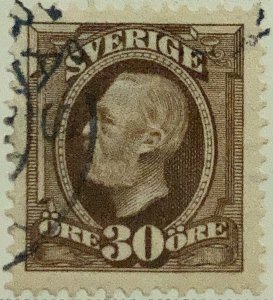 AlexStamps SWEDEN #62 VF Used 