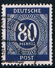 Germany 554, 80pf Numeral, used, VF
