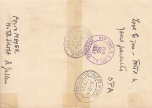 Liechtenstein 1937 Registered 10Rp Postal Card to New York Nice Franking FINE