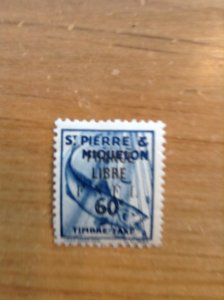 St Pierre & Miquelon Sc J64 Mint H