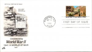 FDC 1991 SC #2559 Artcraft Cachet, Burma Rd - Phoenix, AZ - Single - J2676