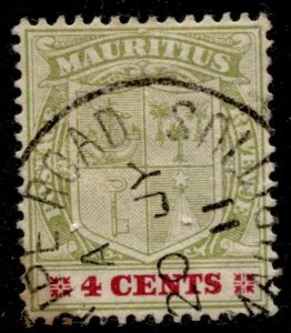 Mauritius #140 Arms Type Used CV$0.30 - Has pencil mark