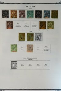 Reunion Clean 1800s to 1939 Vintage Stamp Collection