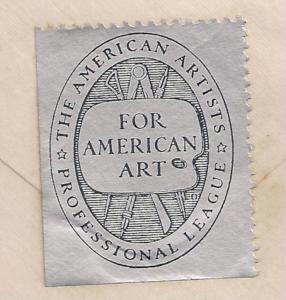 The American Artists Professional League seal on reverse cvr