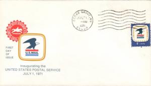 #1396 WV, Cedar Grove 7-1-71 USPS FDC