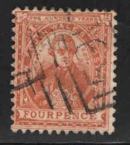 New South Wales Scott 113 Used orange brown 1908 stamp