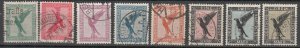 Germany - 1926/1927 Air stamp set  Sc# C27/C34 (7130)