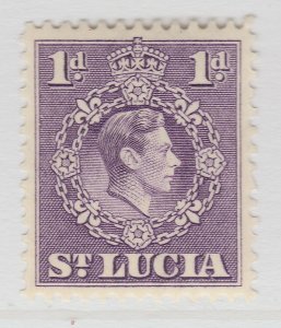 1938 British Colony ST. LUCIA 1d Perf. 12 1/2 MNH** Stamp A25P29F18184-