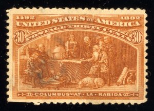 US Scott 239 Used 30 Cent Orange Brown Columbian Expo 1893 Lot T897