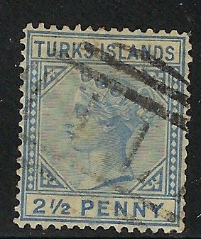 Turks Is 52 Used 1893 issue (fe8896)