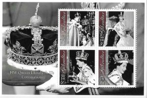 2003    GIBRALTAR  -  SG. MS 1035  -  ANNIVERSARY OF THE CORONATION  -  MNH