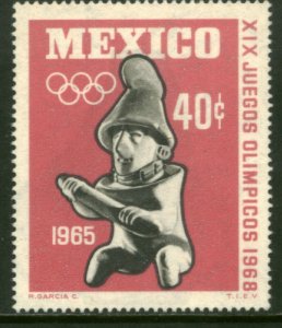 MEXICO 966 40¢ BALL PLAYER. 1st Pre-Olympic Issue - 1965 MNH, VF,