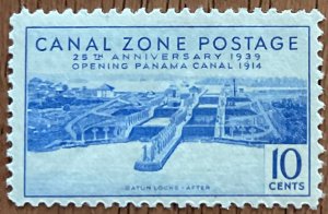 Canal Zone #127 *MH* PM Single Opening of Panama Canal L48