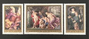 Liechtenstein 1976 #595-7, MNH, CV $4.45