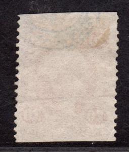 $US SC#R42b used, VF, part perf H/S cancel, horiz. crease, CV. $22.50