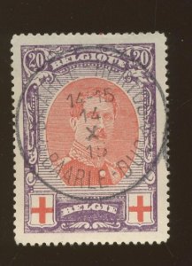 B.33 Ø very nice cancel   20c perf.14